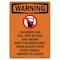 Signmission Safety Sign, OSHA WARNING, 14" Height, Rigid Plastic, Children Can, Portrait OS-WS-P-1014-V-13621 - alternate 1